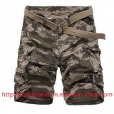 Men's 100%Cotton Camo Printed Walkshorts with Patch Pockets