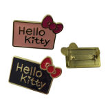 Lovely Hello Kitty Metal Tag with Logo for Handbags