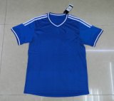 2013 New Arrival Blue Soccer Jersey Thai Quality Football Jersey Breathable Free Shipping