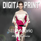 No MOQ High Quality Custom Digital Printing Silk Fabric