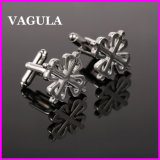 VAGULA Quality Metal Silver Cuff Links (HL10123)