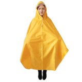 Customize Waterproof PVC Polyester Yellow Rain Poncho for Men Women