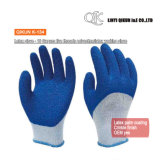 K-134 10 Gauges 5 Threads Polycotton Latex Working Safety Gloves