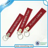 Wholesale Custom Embroidery Remove Before Flight Keychains
