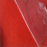 Film-Coated 100% Polyester Red Exhibition Carpet