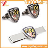 Custom Logo Gold Cufflink for Promotion Gift (YB-LY-TC-01)