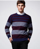 Long Sleeve Striped Pullover Man Sweater