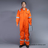 88%Cotton 12%Nylon Flame Retardant Safety Work Clothes with Reflective Tape (BLY1014)
