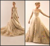 Embroidery Bridal Gowns Illusion Sleeves Wedding Dresses Y1010