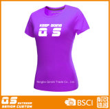 Women's Sports Running Quick Dry Polyester T-Shirt