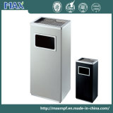 Rectangle Trash Bin Eco Friendly Side Hooded Garbage Container
