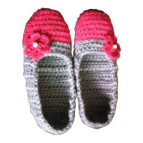 OEM Hand Made Knit Crochet Wool Slippers Socks Ballet Shoes