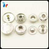 Custom Made Nickle-Free Nickle Silver Metal Spring Snap Button