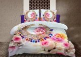 3D Printing Floral Design Microfiber Fabric Bedroom Set