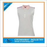 Sleeveless Sport Outwear Fit Gold Tops for Ladies