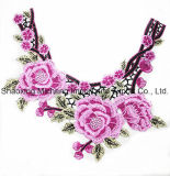 Multicolor Lace Flower Collar Sewing on Apparels Used Polyester Yarn