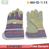 Industrial Work Padded Pig Grain Leather Safety Gloves (JM320S)