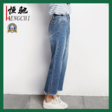 New Fashion Design High Quality Women's Casual Straight Jeans