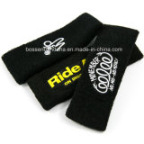 Factory OEM Custom Logo Embroidery Sport Basketball Black Cotton Towel Sweat Headband