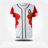 Wholesale OEM Sublimated Button Down Baseball Jersey