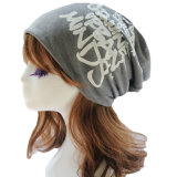 Women's Winter Cotton Beanie Cap Thin Hip-Hop Slouchy Baggy Hat