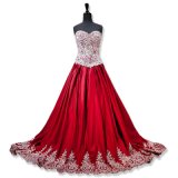 Pink Blue Party Prom Gown Red Wedding Dress Vestidos Lace Evening Dress P16100