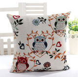 Decorative Owl Printed Throw Cushion Cover Pillow Case for Couch