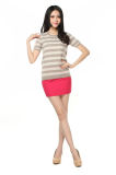 Ladies Fashion Cashmere Sweater in Short Sleeve (3074-2013005)
