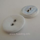 White Hand Sewing Button with Two Holes for Garment (TS-06)