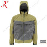 Men's Fishing Wading Jacket with High Quality (QF-9057)