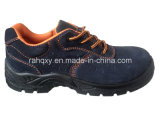 Sports Style Suede Leather Safety Shoes Low Cut Ankle (HQ05074)