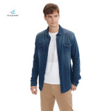 New Style Simple Long Sleeves Men Elastic Denim Shirts by Fly Jeans