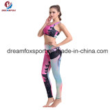 Custom Sublimated Colorful Fitness Yoga Pants Women Tight Yoga Wear