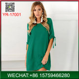 Hot Selling American Style Woman Casual Half Sleeve Dress