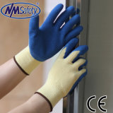 Nmsafety 10g Polyester Palm Coated Latex Safety Glove