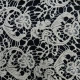 Cotton Water Soluble Floral Patten Cotton Lace Fabric (L5124)