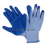 10 Gauge Polyester Gloves Grip Latex Work Glove