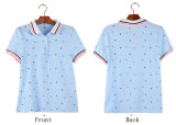 Custom Short Sleeve Allover Print Polo Shirt Design
