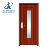 MDF Core Door Maple Interior Exterior PVC Flat Doors for Small Spaces