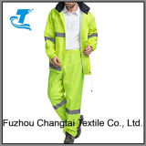 Hooded Reflective Safety Rain Jacket and Trousers