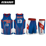 Custom Made Athletic Basketball Uniform Blue Basketball Shirt Design (BK038)