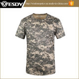 Acu Camo Military Summer Men's Round Collar Short Sleeve T-Shirt