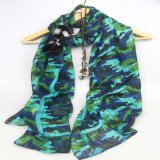 Fashion Military Color Printing Scarf for Girl Fashion Accessory Shawls