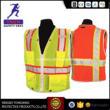 Orange and Blue Reflective Safety Workwear Clothes with High Visibility Tape