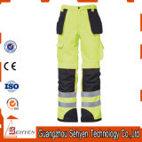 Yellow Reflective Safety Work Pants High Visibility Workwear Trouser