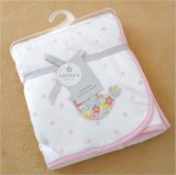 Emborider Solid Micro Mink Baby Blanket Sft01bb191