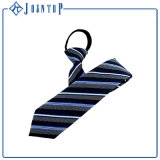 100% Polyester Custom Stripes Fashion Men's Zipper Tie