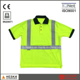 Reflective Hi-VI Safety Traffic Clothing 3m Polo Shirt