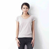 OEM Wholesale Custom Fashion Stylish Ladies T Shirt
