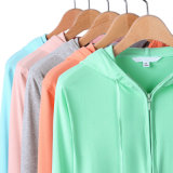 Ladies Thin Style Hooded Sweat Shirt for Season Spring and Autumn